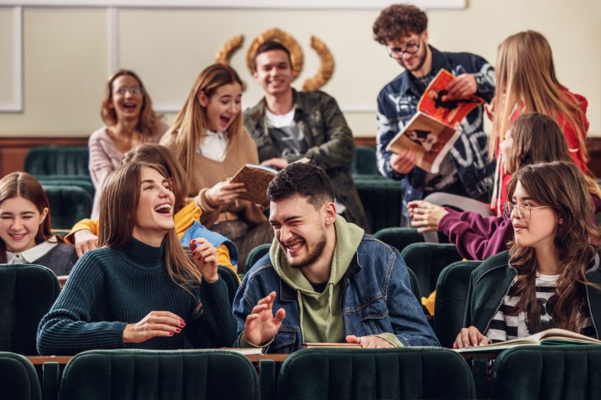 Group of students in the audience